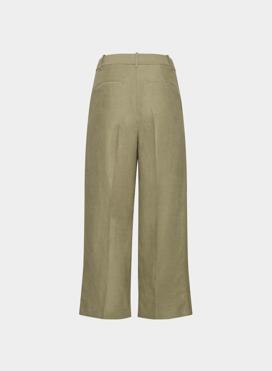 pantalonii scurți the effortless pant - cruiselinen sundried olive