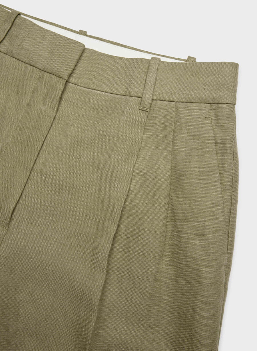 pantalonii scurți the effortless pant - cruiselinen sundried olive