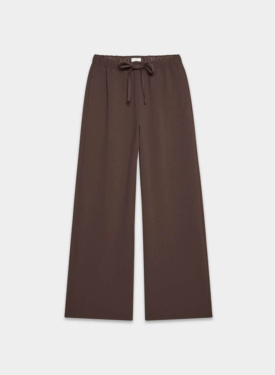 pantalonii lodge - crepette maro mocha intens
