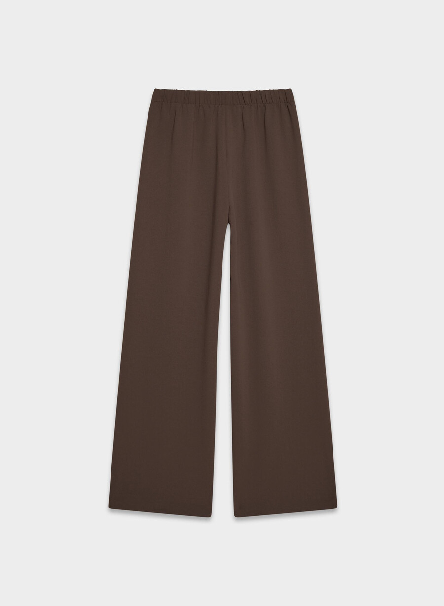 pantalonii lodge - crepette maro mocha intens