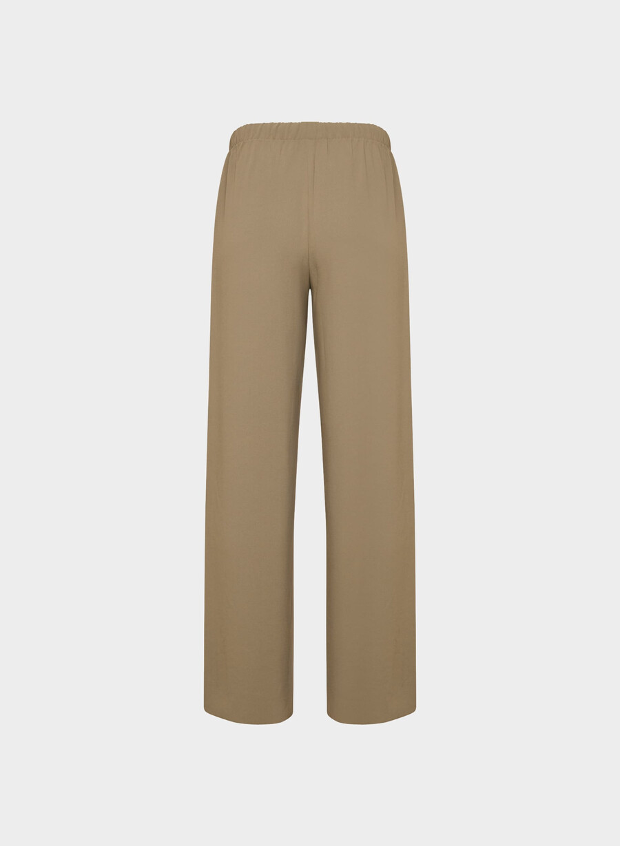 pantalonii lodge - crepette folio maro