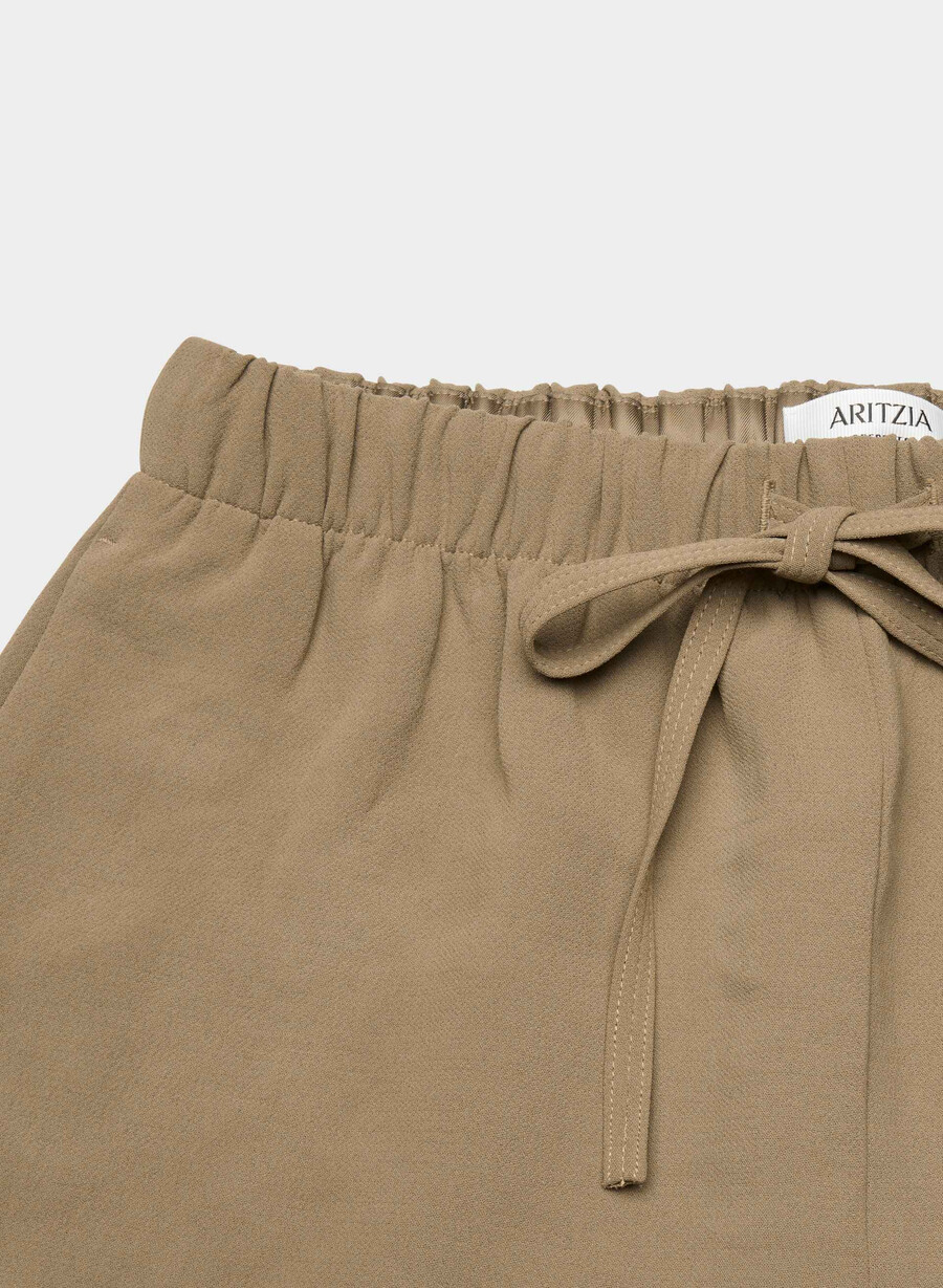 pantalonii lodge - crepette folio maro