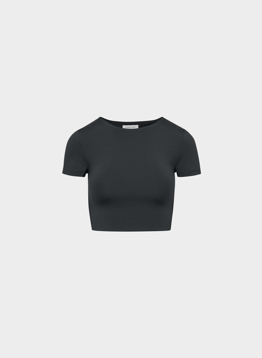 tricou scurt original contour crew negru
