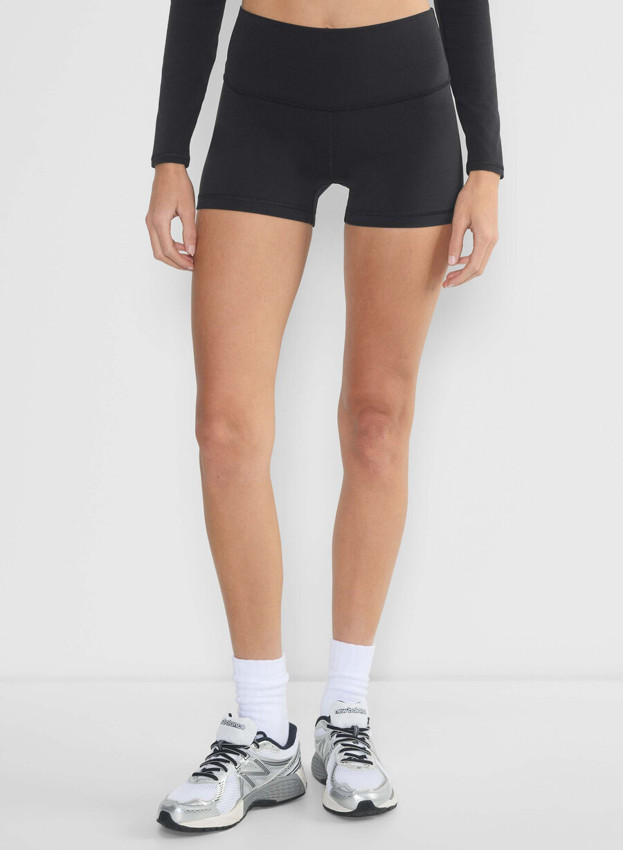 pantaloni scurți life atmosphere hi-rise 76 cm negri