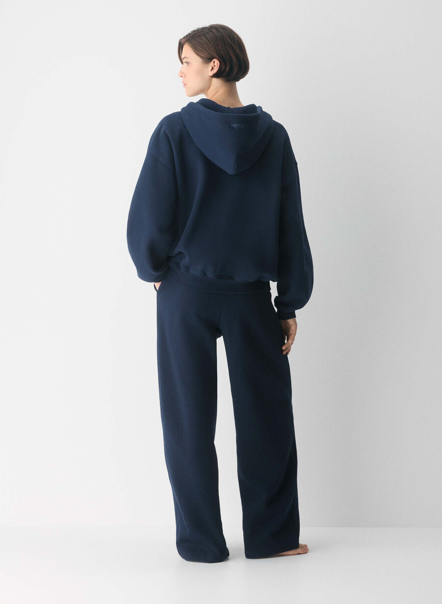 pantaloni de trening confortabili din fleece boyfriend barrel admiral