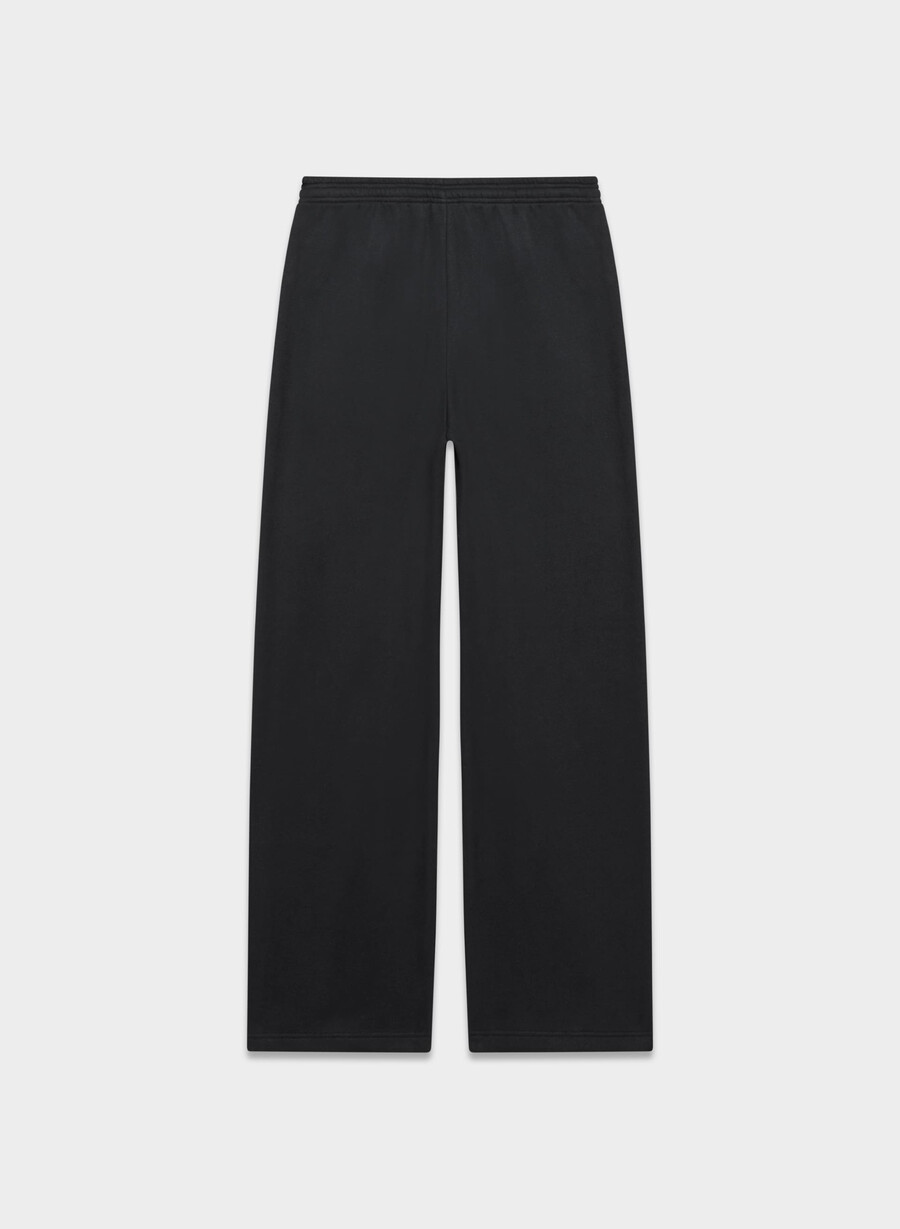pantaloni de trening confortabili din fleece boyfriend barrel negri