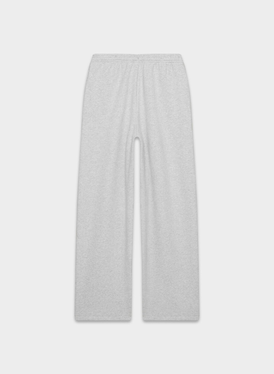 pantaloni de trening confortabili din fleece boyfriend barrel heather chrome
