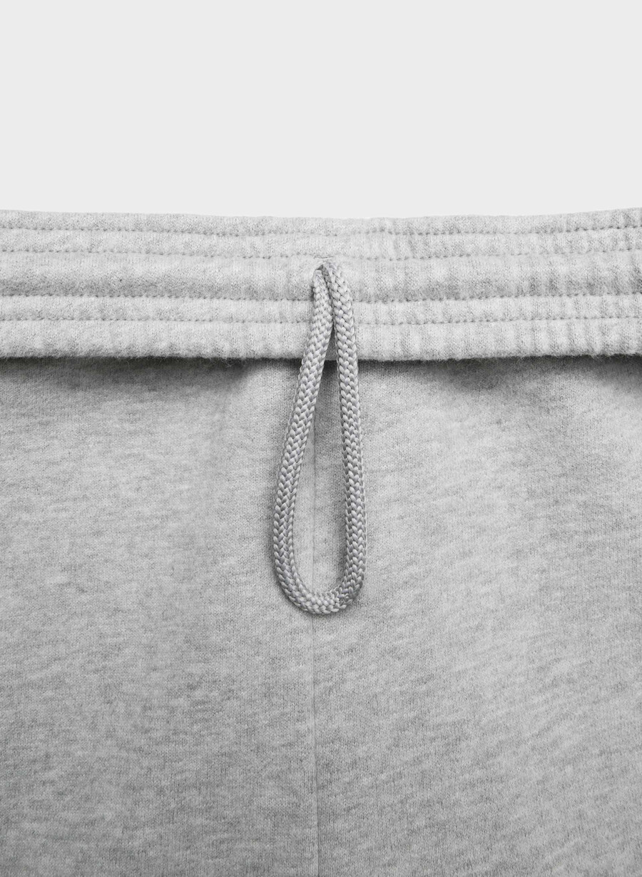 pantaloni de trening confortabili din fleece boyfriend barrel heather chrome