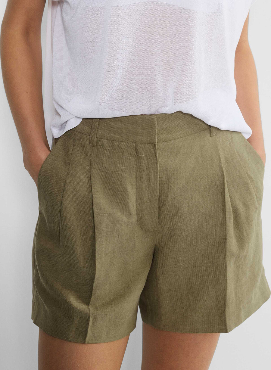 pantaloni scurți fără efort pentru coapsă mijlocie - cruiselinen sundried olive