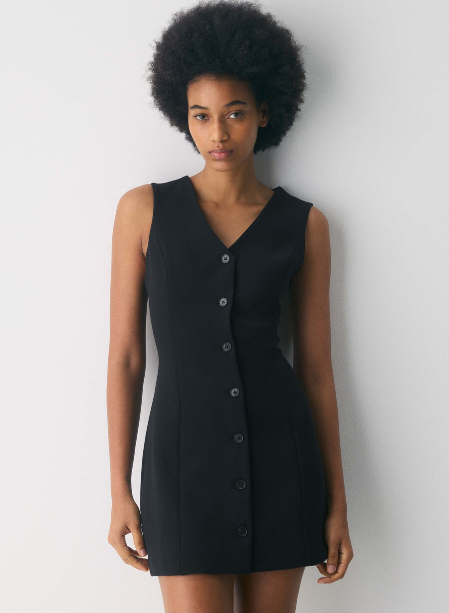 rochie aria - crepette black