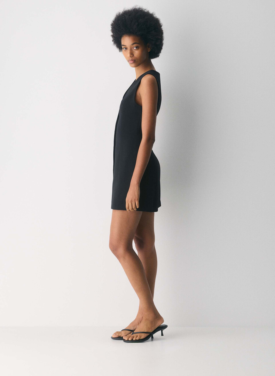 rochie aria - crepette black