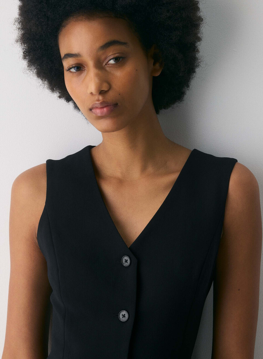 rochie aria - crepette black