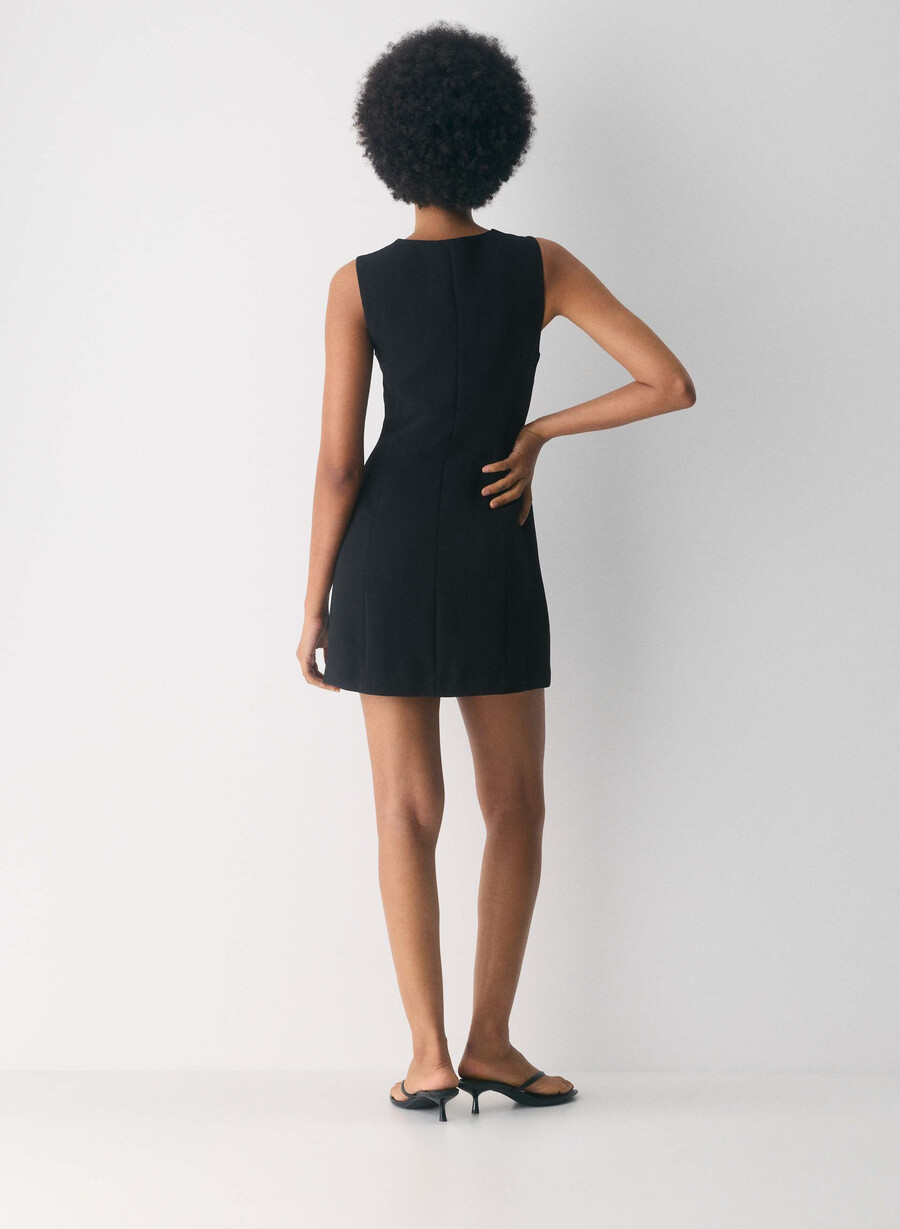 rochie aria - crepette black