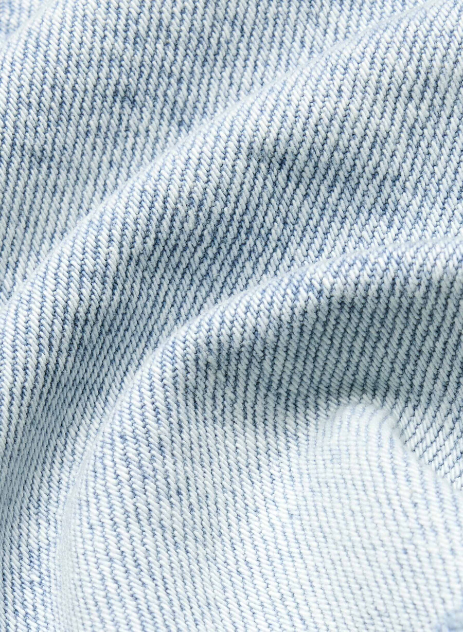 denim forum pantaloni scurți din denim vintage din anii 90 croiți 15 ani albastru-violet