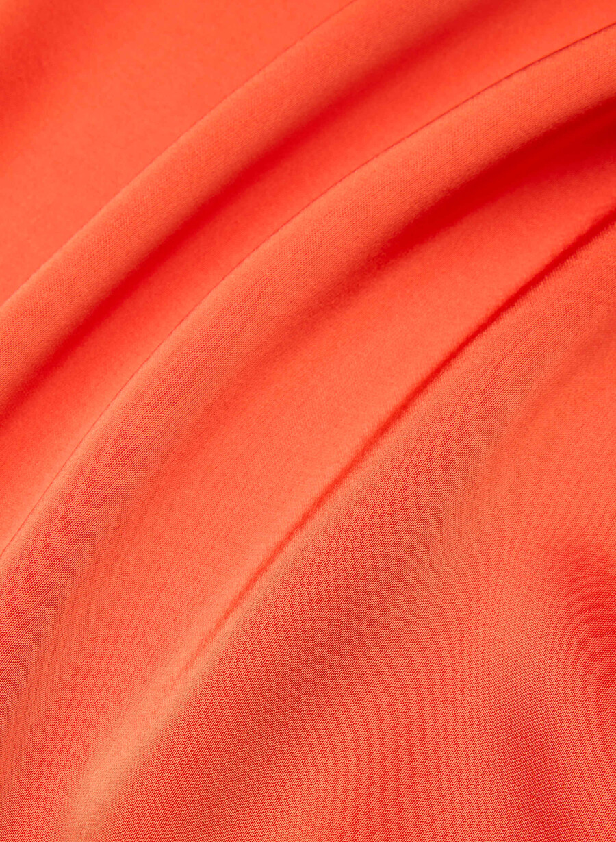 rochie charmaine din satin poppy red