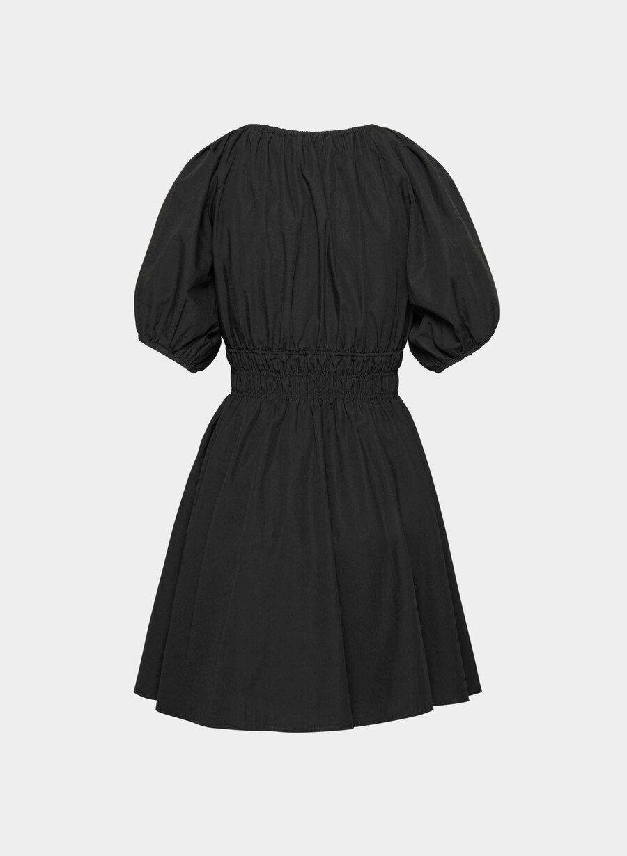 rochie mason din poplin negru