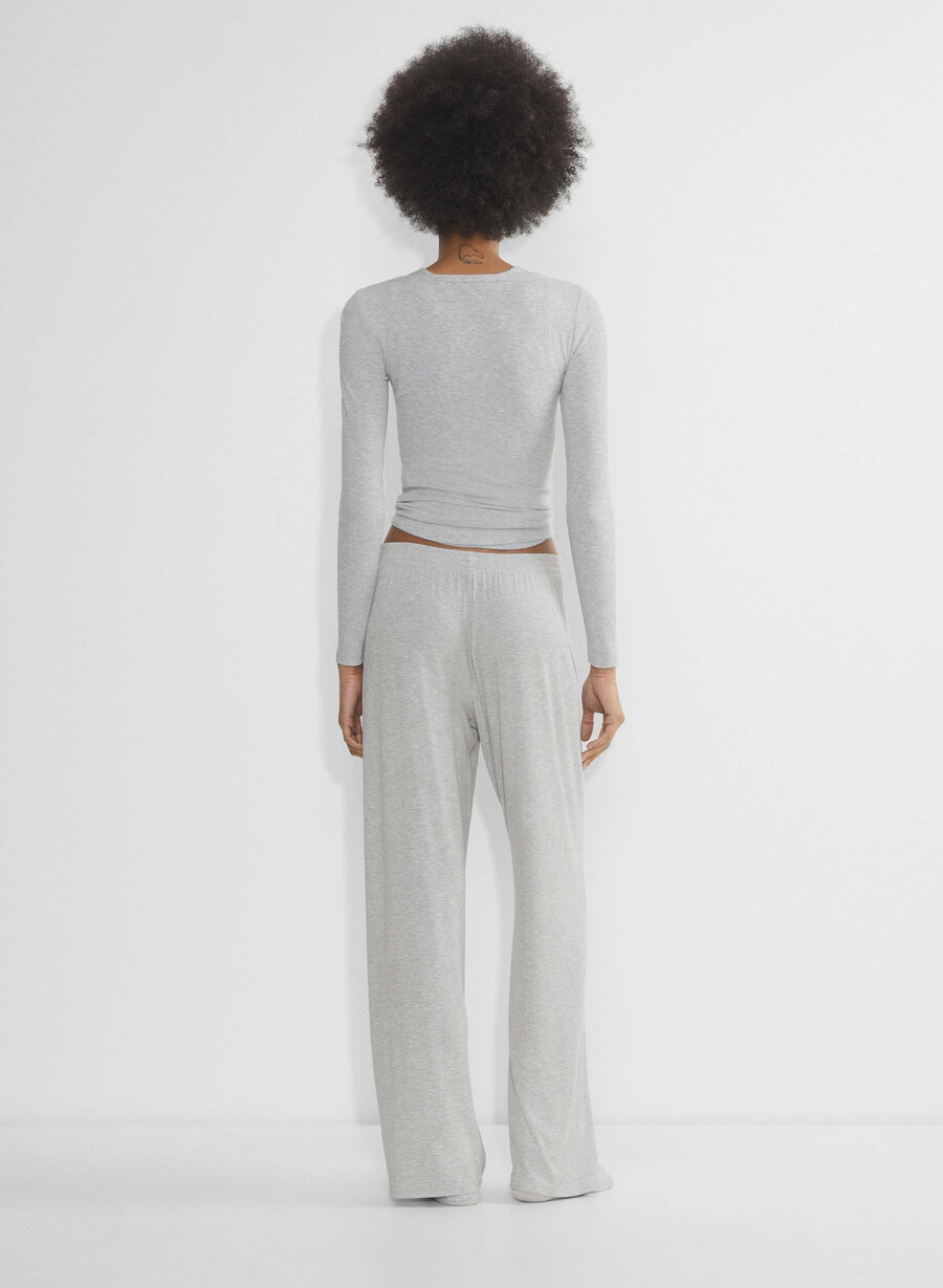 pantaloni luxe lounge tomorrow heather chrome