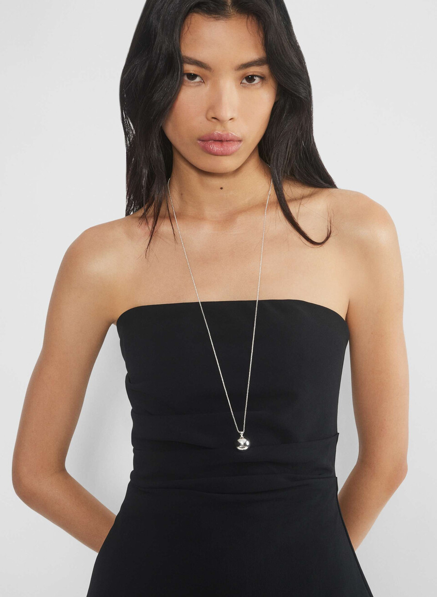 top tubular lilou negru