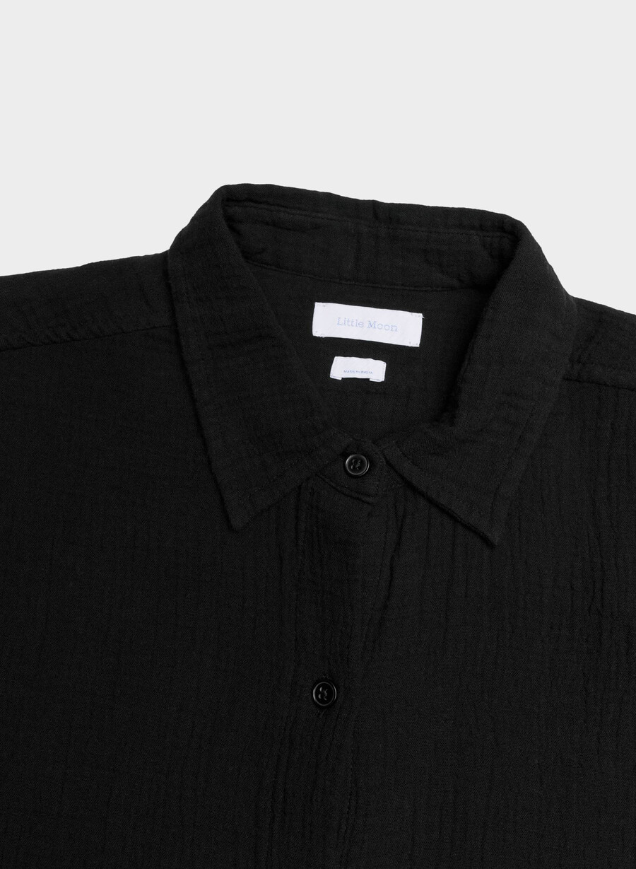 cămașă airplush cotton cu vele negru