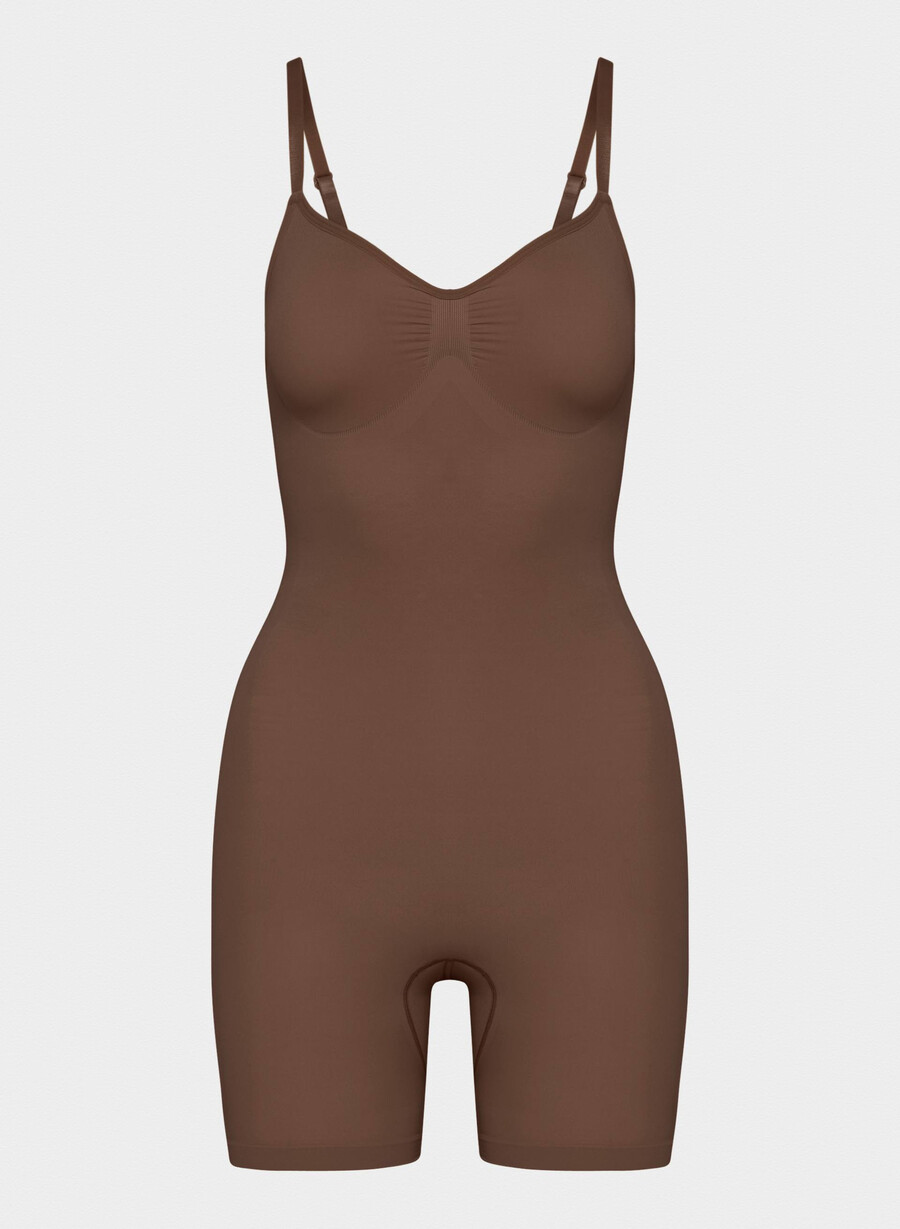 body shapeenhance fără cusături până la jumătatea coapsei cocoa bean