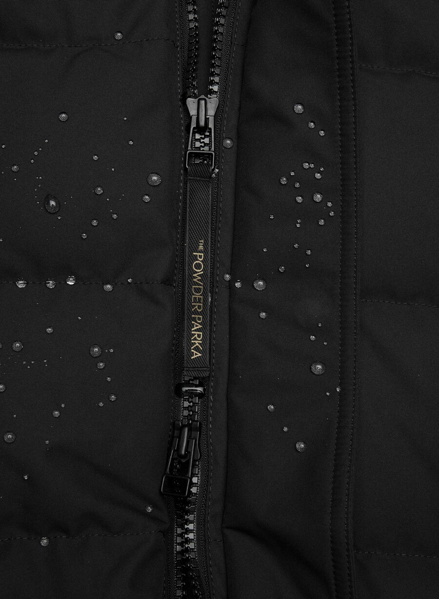parka lungă powder parka - coldstop negru