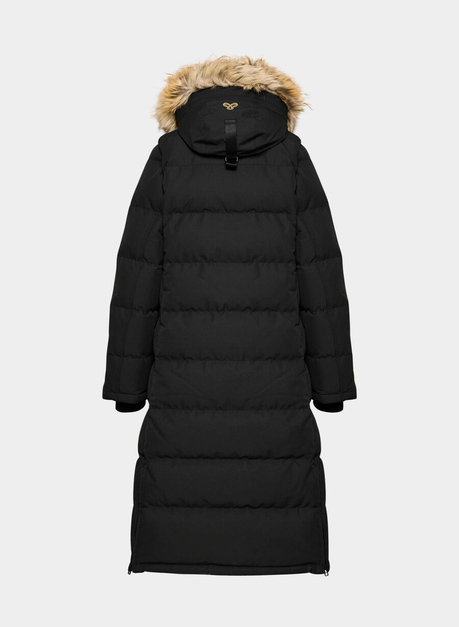 parka lungă powder parka - coldstop negru