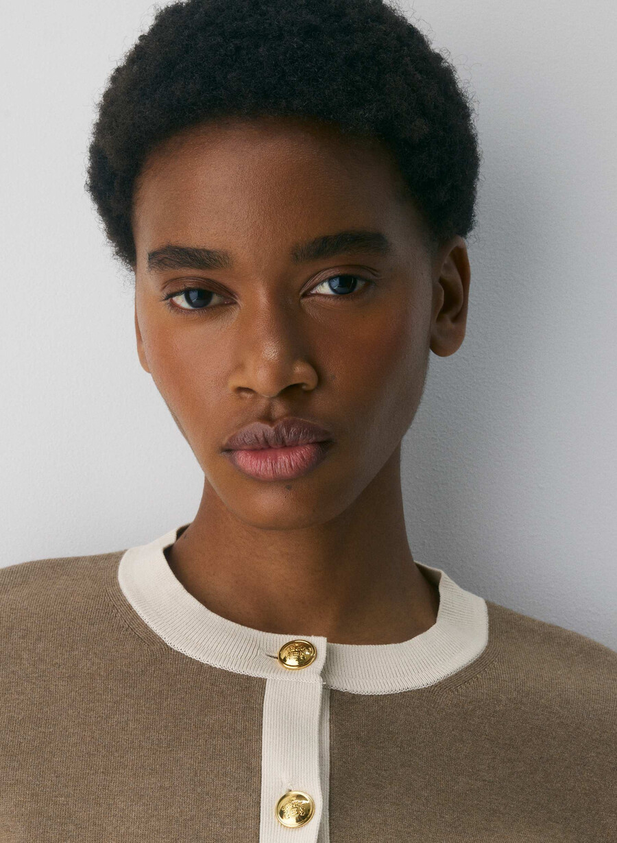 cardigan approach - wonder yarn hthr foli bwnmtte prl
