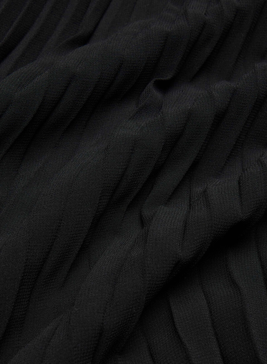 fustă plisată twirl negră