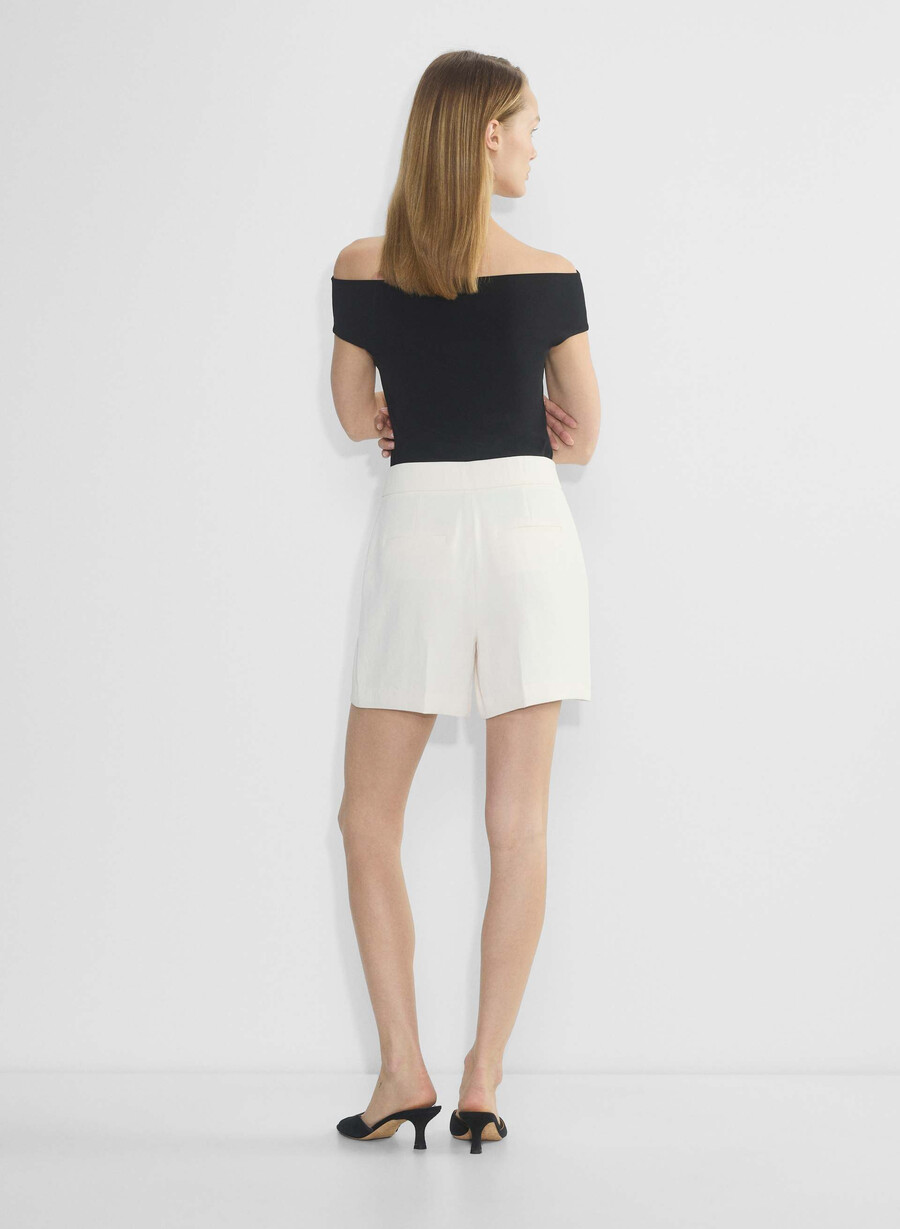 pantaloni scurți limitless short pentru coapsă medie - crepette mesteacĂn deschis