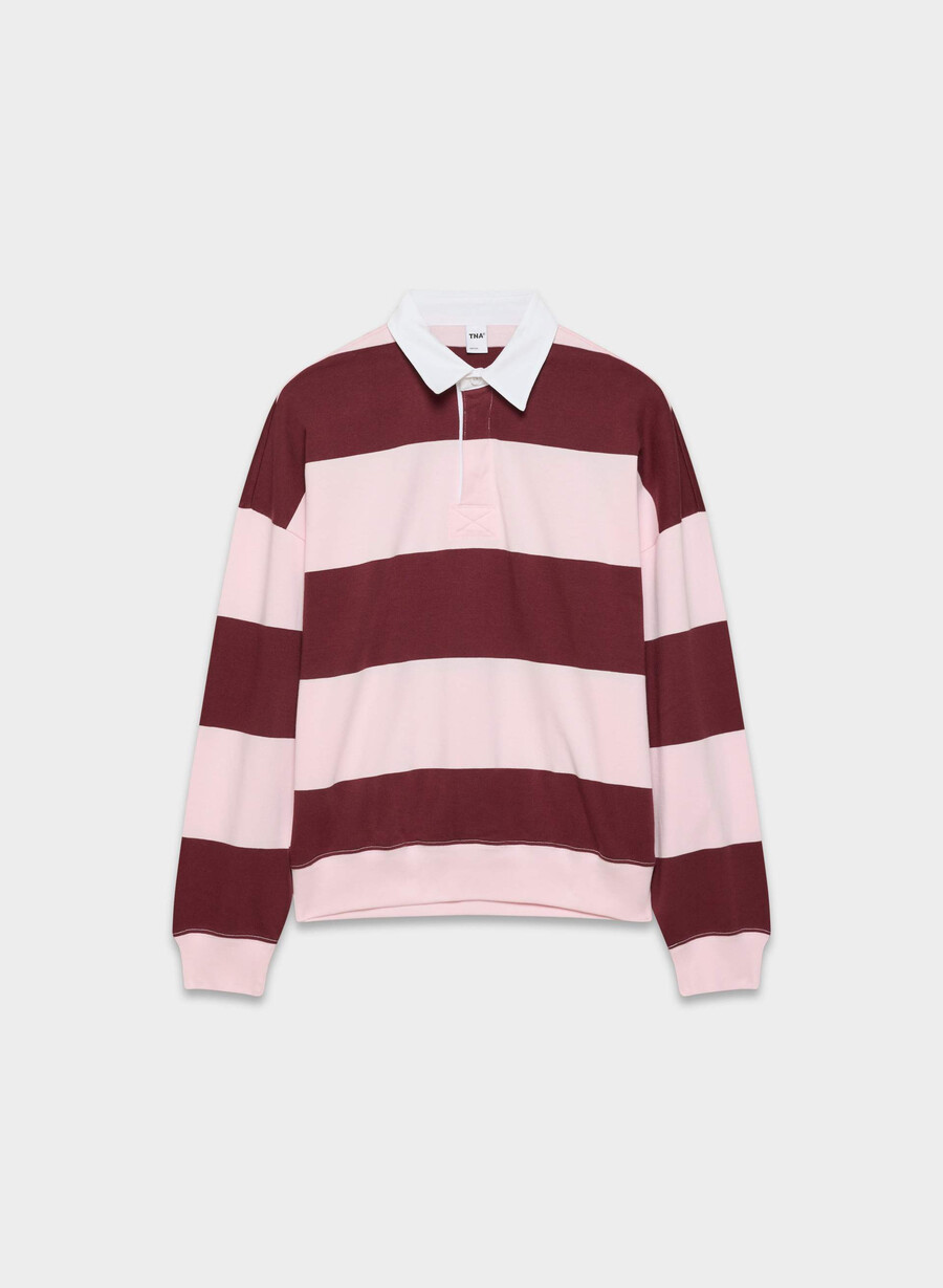 mighty cotton lomu polo cu mânecă lungă villa pnk smc brgdy