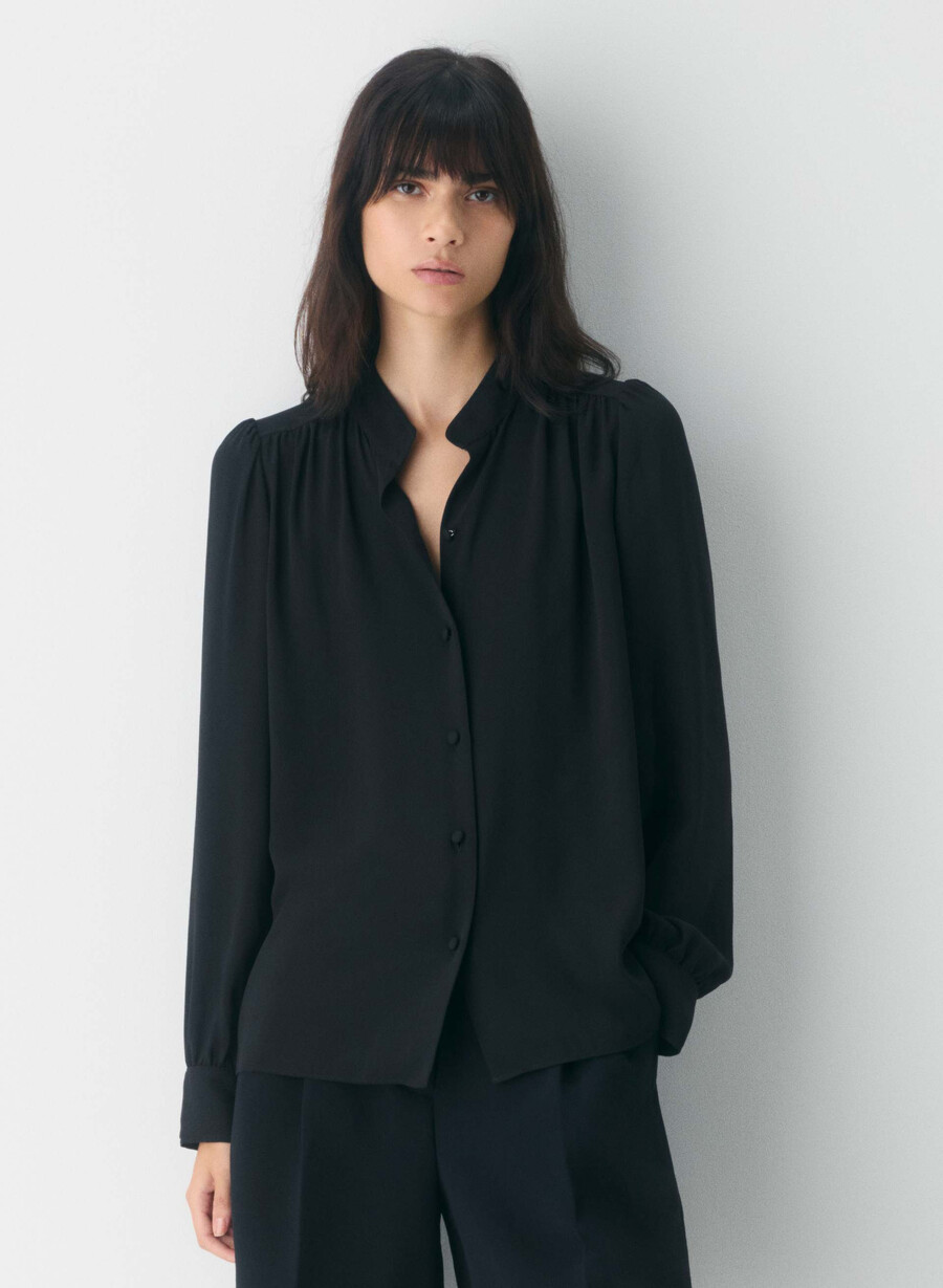 bluză delphine negru