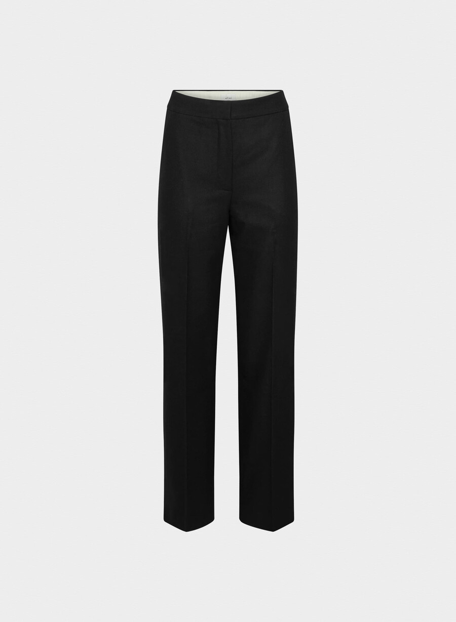 pantalonii limitless - lână de precizie carney h cromnegru