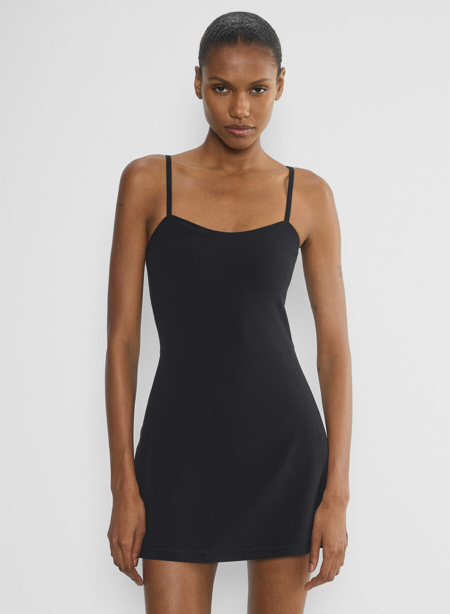 rochie sport butter toss sweetheart negră