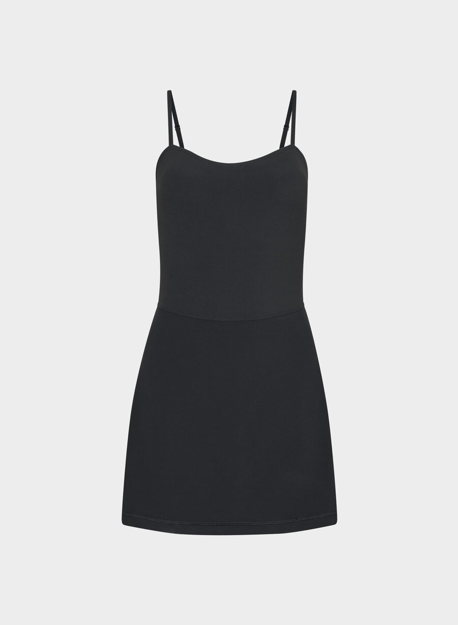 rochie sport butter toss sweetheart negră