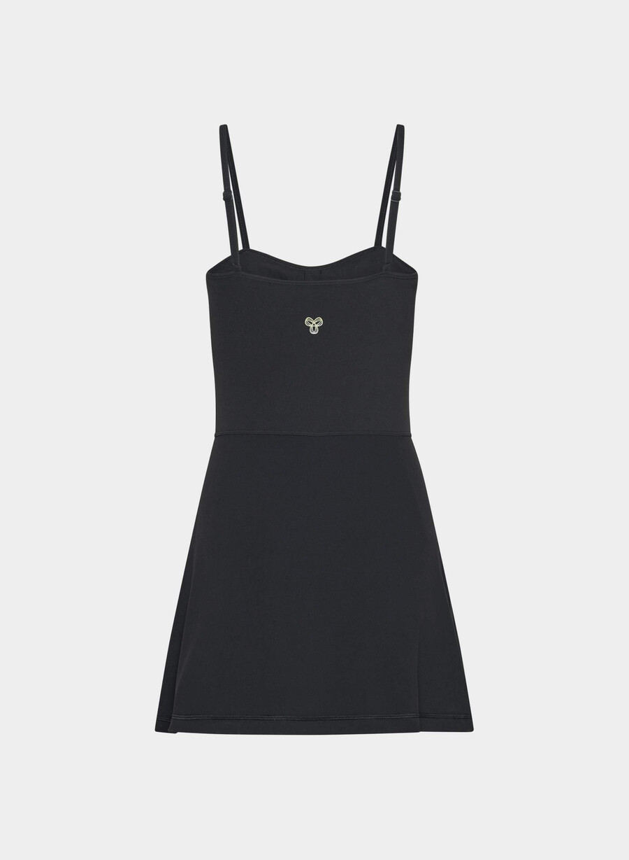 rochie sport butter toss sweetheart negră