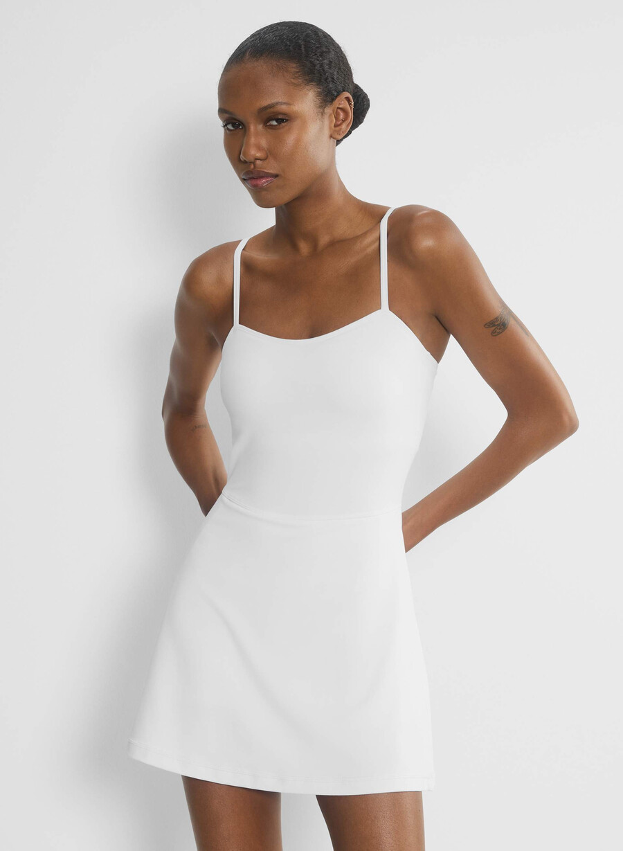 rochie sport butter toss sweetheart alb brillant