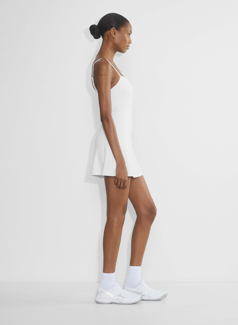 rochie sport butter toss sweetheart alb brillant
