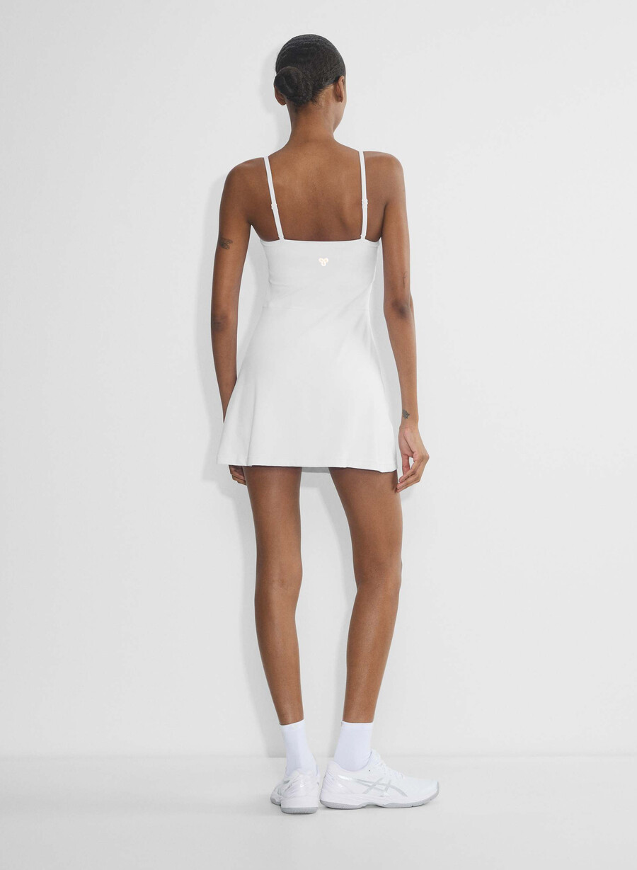 rochie sport butter toss sweetheart alb brillant
