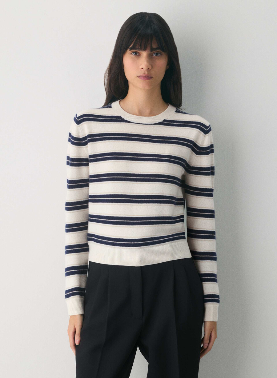 pulover bare cashmere touchstone lt birch admiral