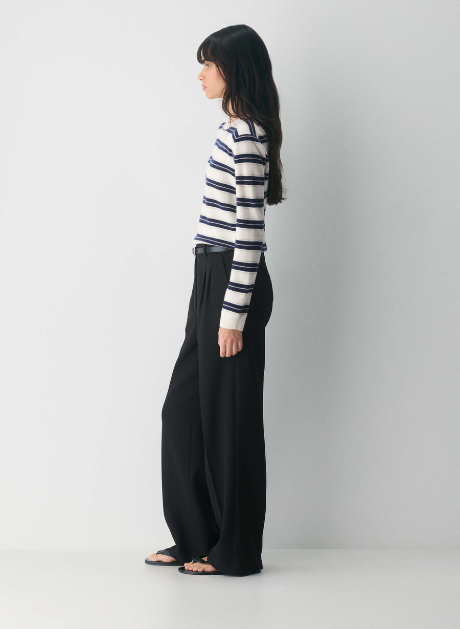 pulover bare cashmere touchstone lt birch admiral