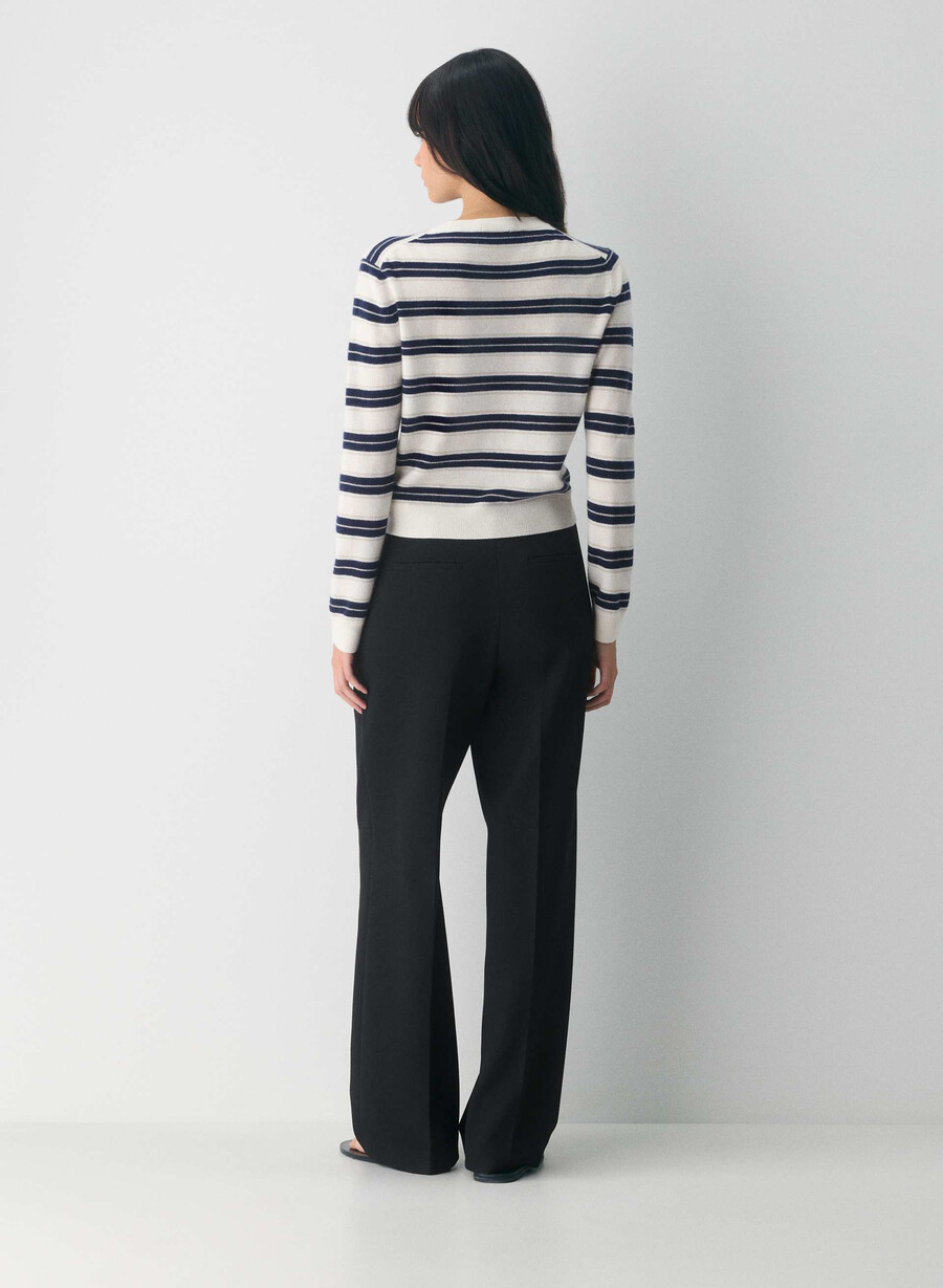 pulover bare cashmere touchstone lt birch admiral
