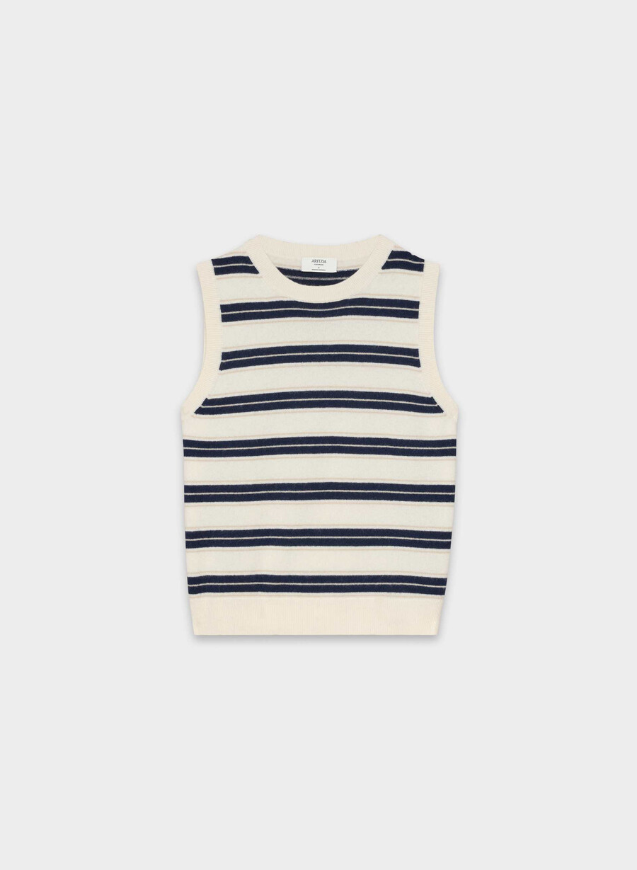 vestă pulover cu monogramă din cașmir bare lt birch admiral
