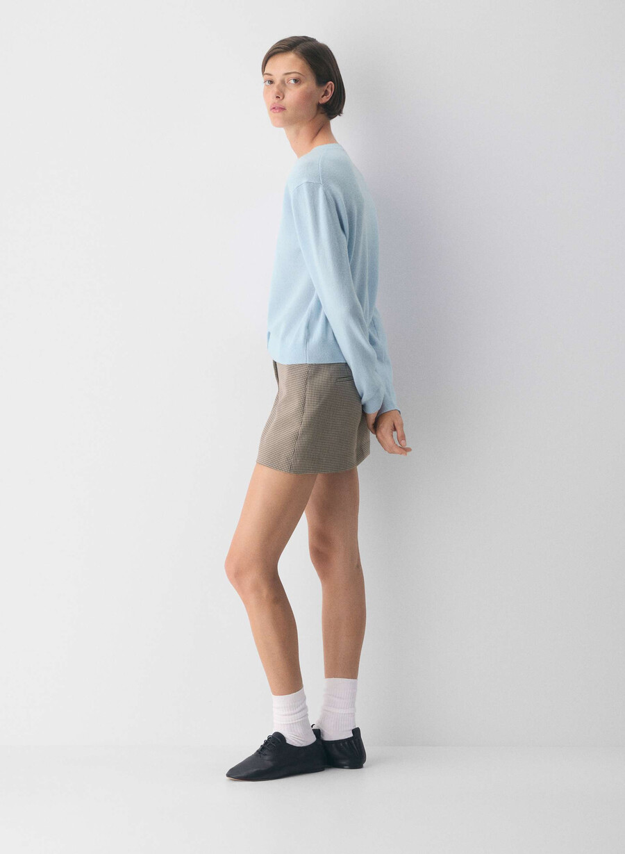 cardigan bare cashmere exemplar villa blue
