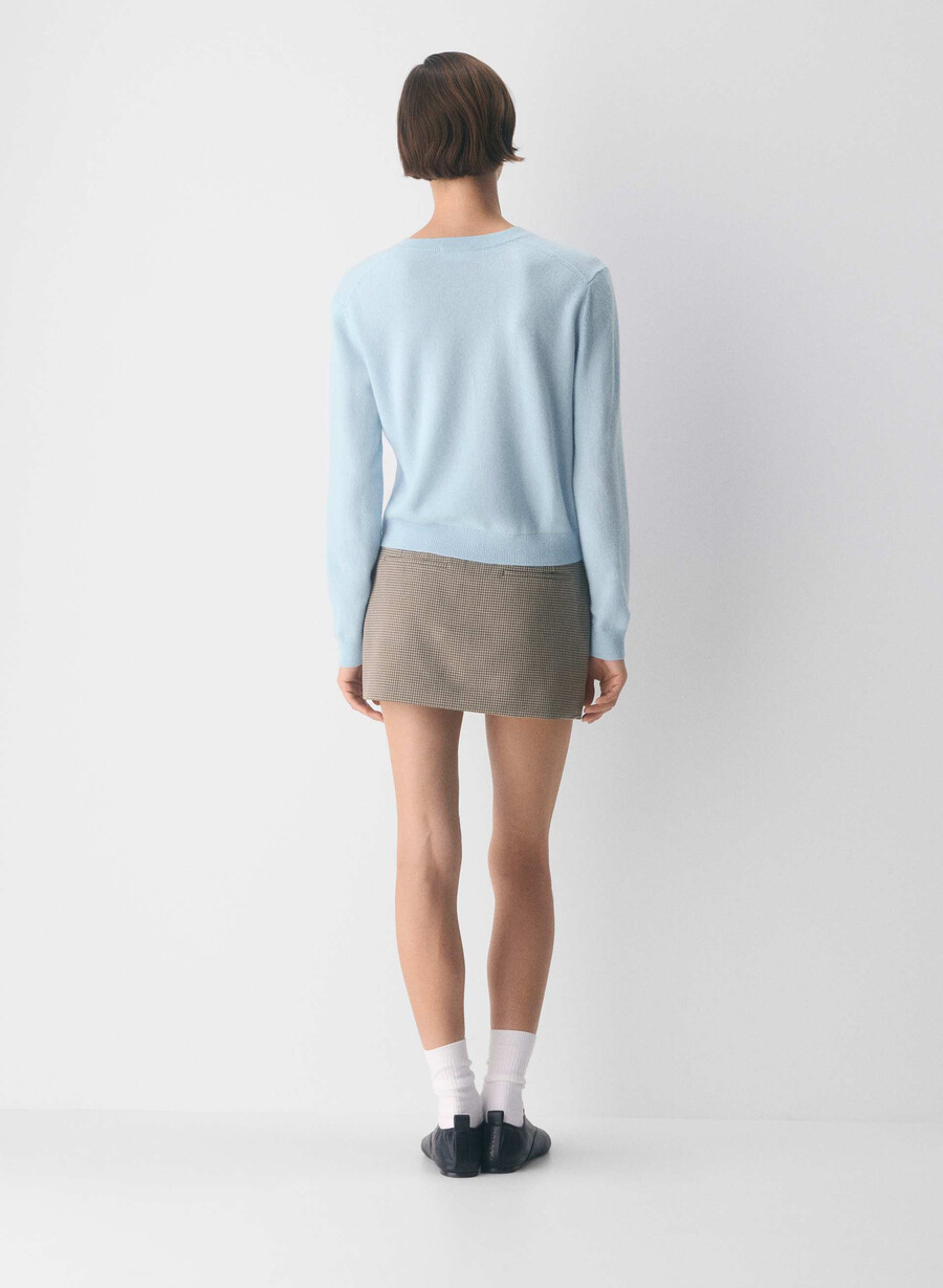 cardigan bare cashmere exemplar villa blue