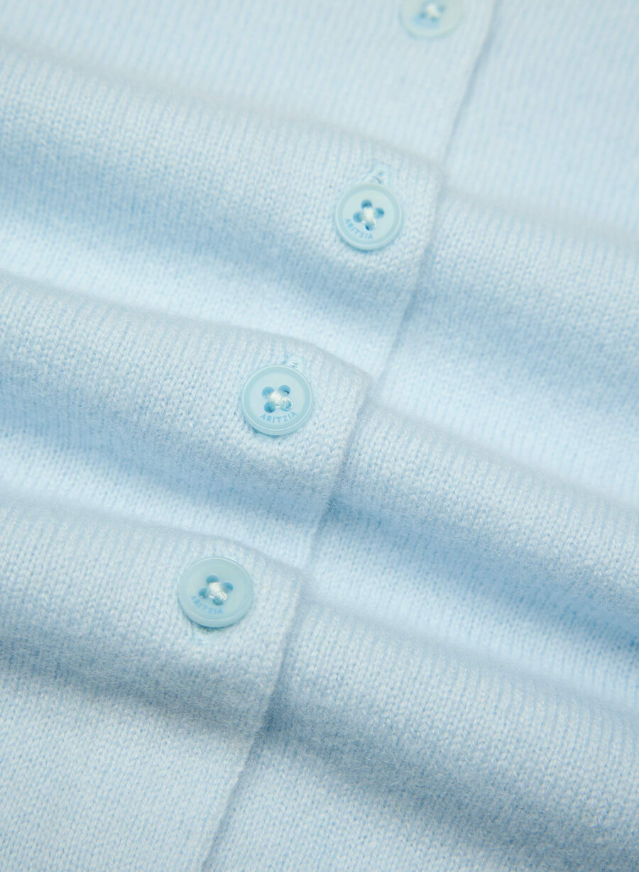 cardigan bare cashmere exemplar villa blue