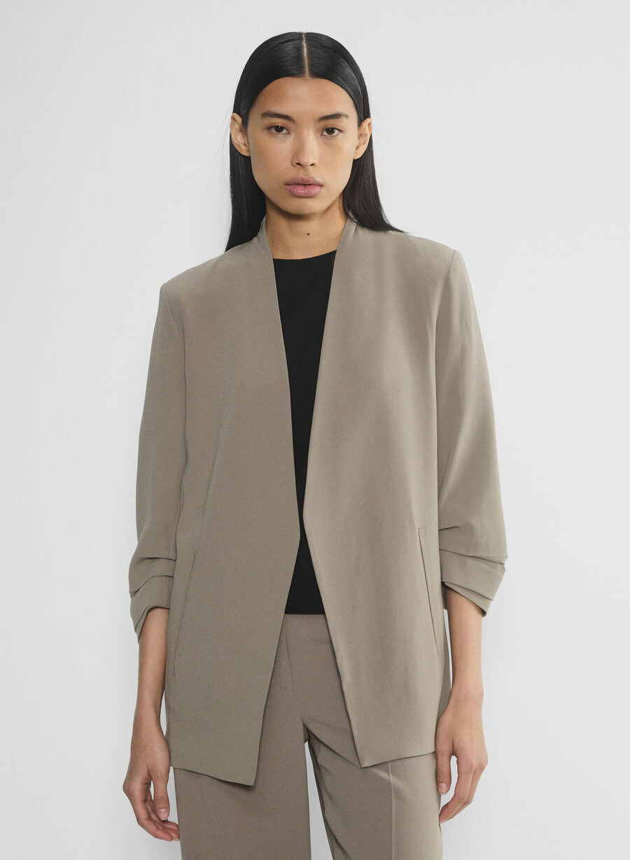 sacou power - crepe oglindă nomad taupe