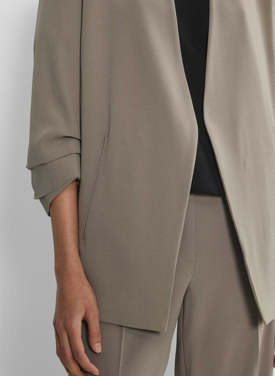 sacou power - crepe oglindă nomad taupe