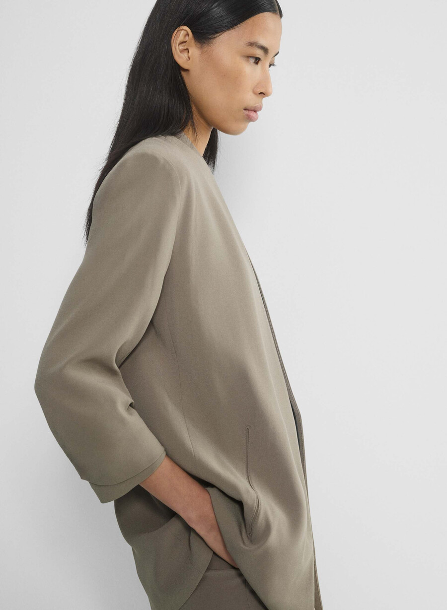 sacou power - crepe oglindă nomad taupe