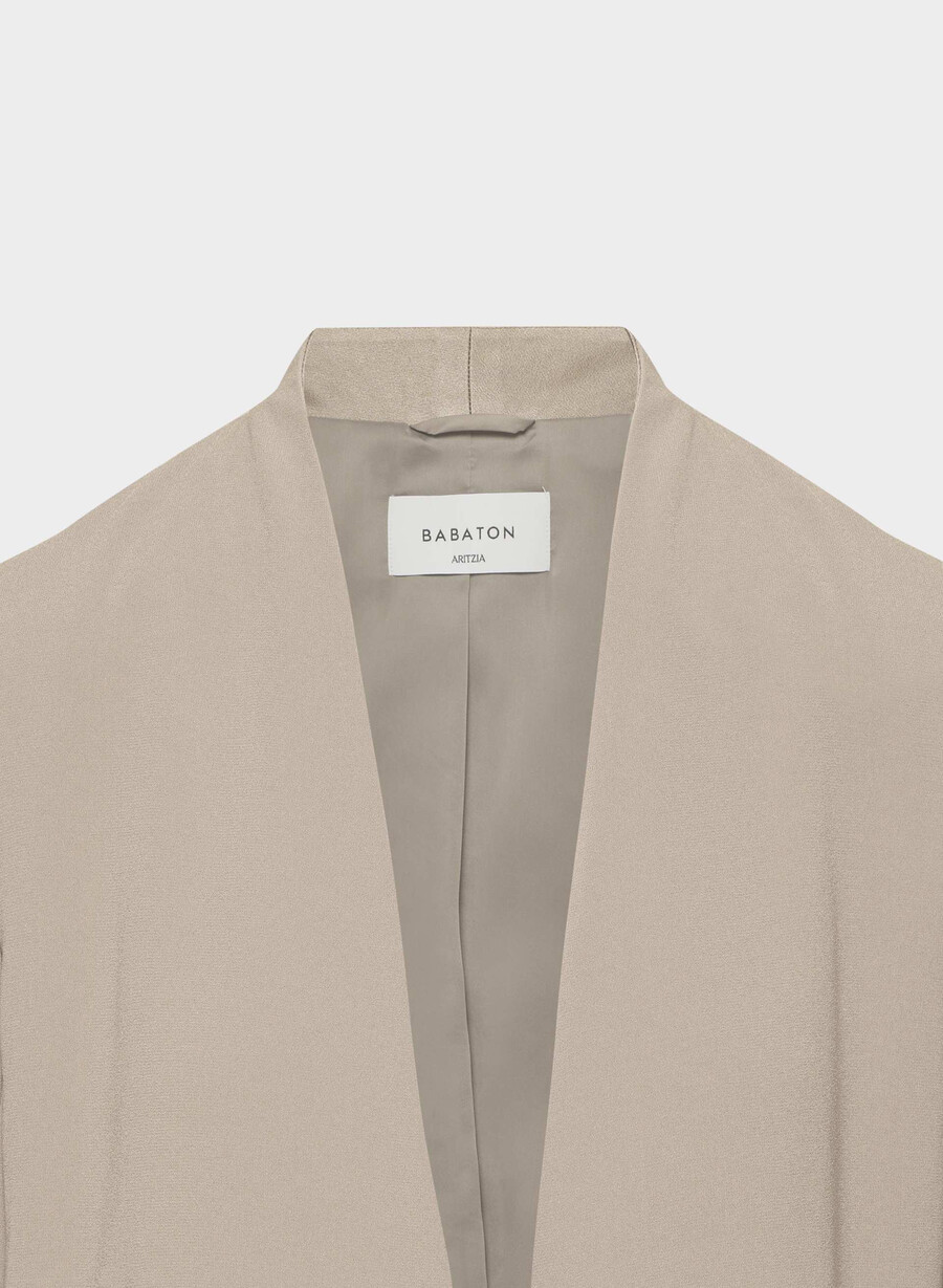 sacou power - crepe oglindă nomad taupe