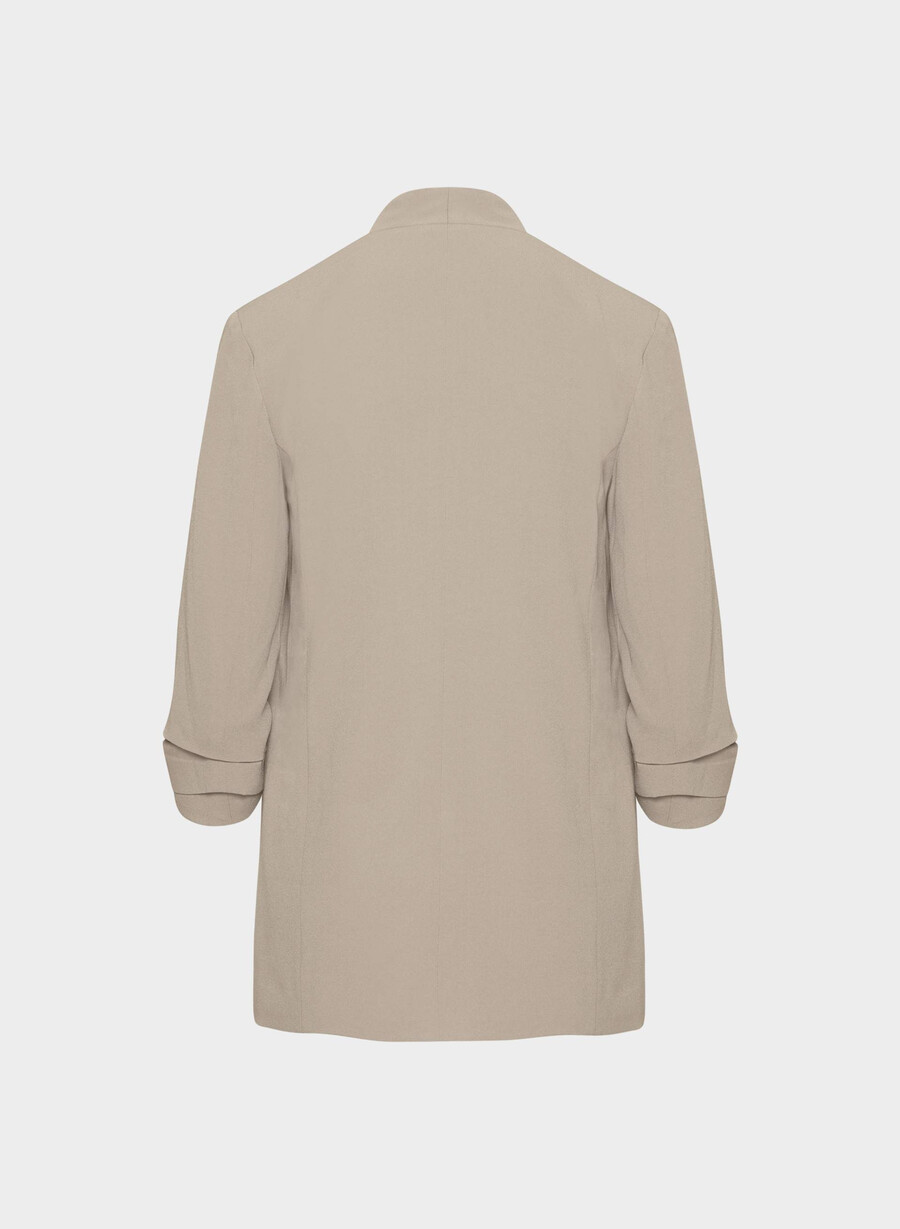 sacou power - crepe oglindă nomad taupe